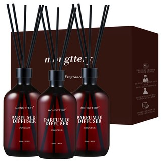 몽때리 데일리 대용량 디퓨저, 사려니숲길, 3개, 500ml