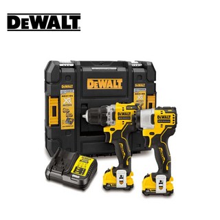 디월트 DCK2110D2T 충전 콤보 세트 – DCF801 임팩 드라이버 + DCD701 드릴 (BL 모터, 티스텍 케이스 포함) dcrpc350