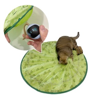 Zeresi 고양이장난감 고양이자동장난감 USB충전 자동 고양이공 블루 캣볼 + 사냥 주머니 1개 블루 캣볼 + 사냥 주머니 상품 이미지