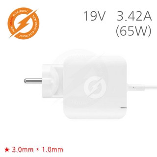 LG PA-1650-43 (외경3.0mm) 전원 어댑터 배터리 충전기 케이블 일체형 완벽호환, 1개