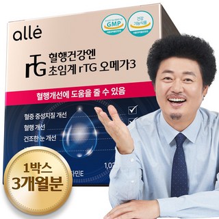 오메가3 알티지 초임계 rTG omega3 fish oil 알레, 1개, 90정