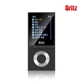 브리츠 블루투스 MP3 플레이어 8GB, BZ-MP4580BL, 블루