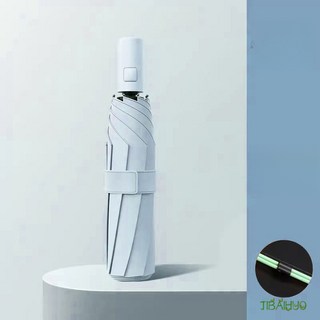 JIBAIHUO 튼튼한 3단자동우산 접이식 장우산 대형 거꾸로우산 자외선차단