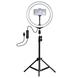 PULUZ 개인방송조명 26cm 삼각대포함, 1개 유튜버카메라 PULUZ 개인방송조명 26cm 삼각대포함, 1개 유튜버카메라