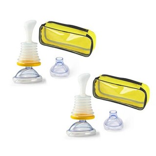 성인 및 아동용 2024 질식 구조 장치 건강 관리 가정 여행 키트 구조 마스크 포장, yellow bag 2 set, 1개