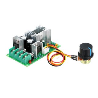 DC 모터 속도 제어기 9-48V 20A PWM 직류 컨트롤러 조절기 볼륨 960W, L024B. 모터속도제어기 10-48V 20A, 1개