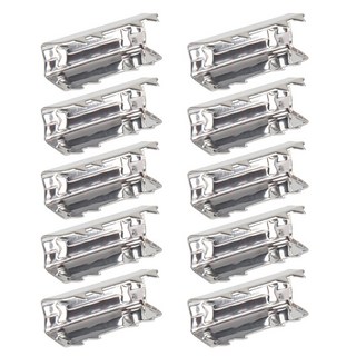 10pcs/팩 GT2 타이밍 벨트 고정 클램프 크림프 스타일 6mm 너비 벨트 고정 클립 교체 3D 프린터 DIY 액세서리, 한개옵션0
