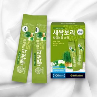 골든허브 프리미엄 새싹보리 착즙분말 스틱 100포, 100g, 1개