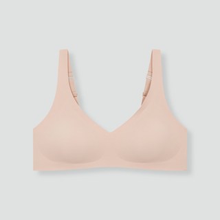 [JAJU/자주] 여 720도 스트레치 노라인 V넥 크롭브라_베이지