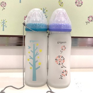 피죤 더블하트 신모유실감 내열유리젖병 2가지색상 240ml, 윈드240ml, 1개