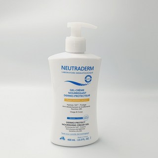뉴트라덤 더모 프로젝트 너리싱 크림 젤 400ml 사용 모습