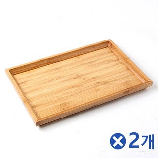 나무식기 카페트레이 대나무 사각쟁반-중x2개 예쁜쟁반 빈티지트레이 나무쟁반 심플쟁반 귀여운주방용품 홈카페용품 쟁반트레이 빈티지카페인테리어 빈티지쟁반, 상품선택