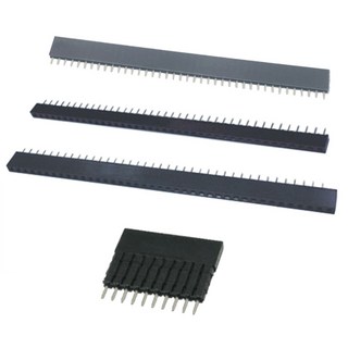핀헤더 소켓 일자 2.54mm 간격 40핀, Dual, 5.0mm / 핀접점 3접, 1개