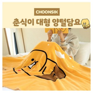 춘식이 대형 담요