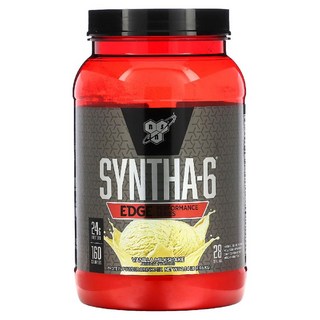 [기타]BSN 신타아-6 엣지 단백질 파우더 믹스 바닐라 밀크쉐이크맛 2.25 lb (1.02 kg), 2.34 파운드, 1.02kg, 1개