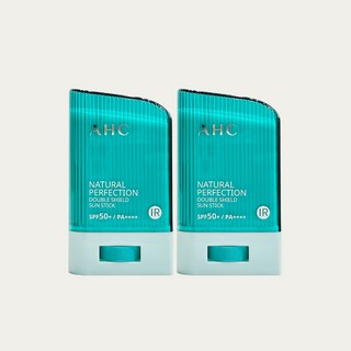 AHC 내추럴 퍼펙션 더블 쉴드 선스틱 SPF50+/PA++++ 22g 2개 상품 이미지