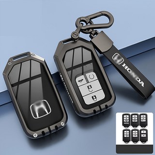 혼다 호환제품 플랭크 건메탈 알로이 스마트 키 케이스 어코드 시빅 CRV 파일럿 오딧세이, 플랭크 혼다 A