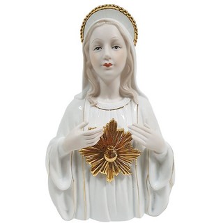 가톨릭천주교성물 성모상 도자기 성모성심 반신상