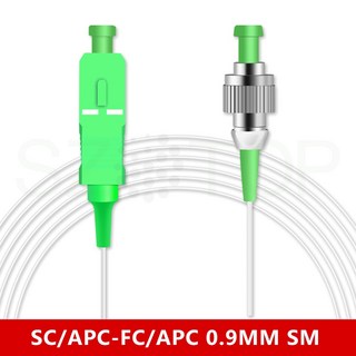 단일 모드 광섬유 케이블 3M 패치 코드 SM SX 화이트 LC SC FC ST UPC APC 점프 맞춤형 솔로 0.9mm, 1개