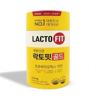 종근당건강 락토핏 생유산균 골드 프로바이오틱스, 3개, 100g