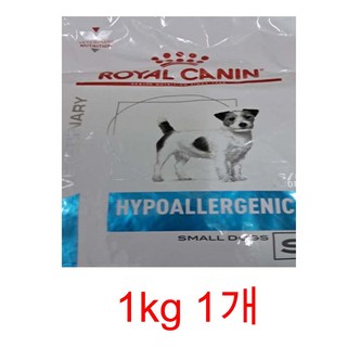 로얄캐닌 하이포알러제닉 스몰독 1kg 작은알갱이, 피부/피모, 1개
