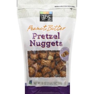 365 by Whole Foods Market 홀푸드마켓 피넛 버터 프레첼 너겟, 2개, 510g