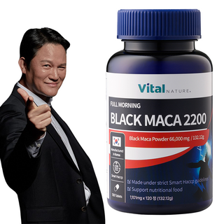 풀모닝 블랙마카 2200mg 1개 120정 상품 이미지