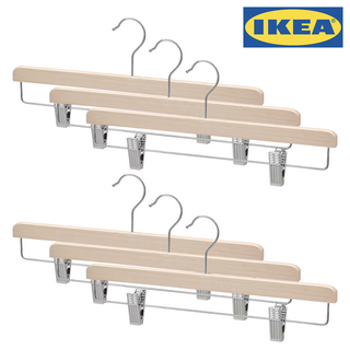 이케아 원목 일자 집게형 치마걸이