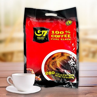 G7퓨어블랙인스턴트커피7 2g x 280개입, 1개