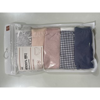 애니바디 [빠른배송] 코튼 5매입 팬티 - 핑크 면 100%으로 가볍고 편한 착용감 가성비 여성 학생 삼각 팬티 5매입 기획세트 ANPD25A21_NC평택점