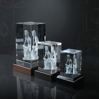 반가사유상 크리스탈 3D 상패 문진