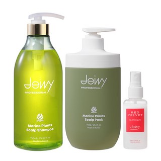 듀이프로페셔널 마린 플랜츠 스캘프 샴푸 750ml+팩 750g+블렌디크 레드벨벳 60ml, 1개