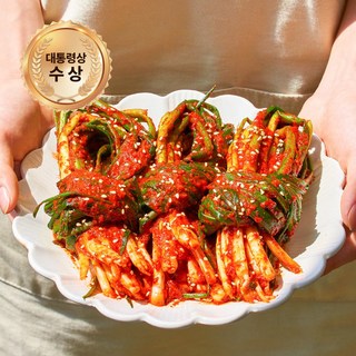 [대통령상수상] 당일제조 전라도 파김치, 1kg, 1개