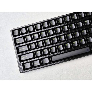 스웨그키 SW 투과 키캡 자체제작 기계식 키보드 키캡 PC, 색상, 블랙투명
