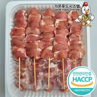 국내산 닭순살꼬치(어께살), 1개, 1kg