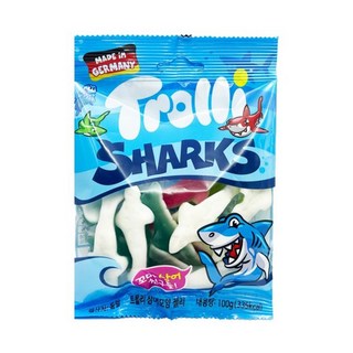 트롤리 상어모양 젤리, 100g, 12개