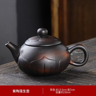 TeaG 건수자도 서시호 다기 수제 차 주전자, ., TeaG 자도연화병(150ml), 1개