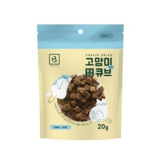 브리더랩 동결건조 미니큐브 참치 20g/고양이습식간식 고양이츄르