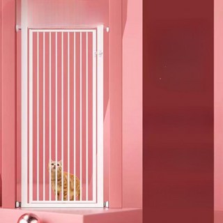 고양이울타리 높은 철제 철망 방지 출입문 보호 격리장 캣도어, 1개, 도어 폭 85-89