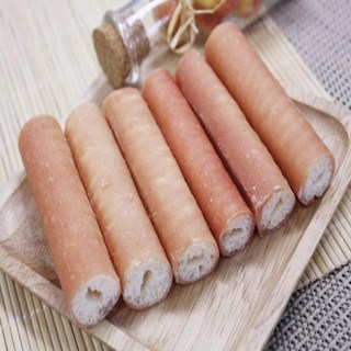쌀 크리스피롤 6P 쌀&치킨 강아지닭간식