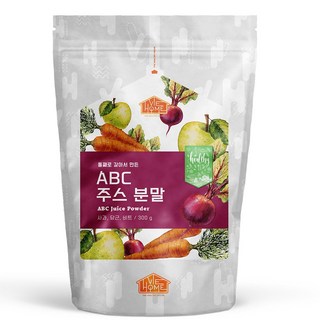 건강한우리집비옴 통째로 갈아서 만든 ABC 주스 분말, 1개, 300g