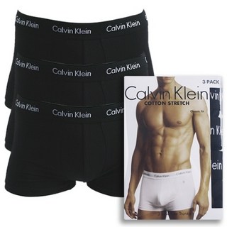 캘빈클라인 언더웨어 CK 남자 팬티 속옷 드로즈 사각 면 3장 세트