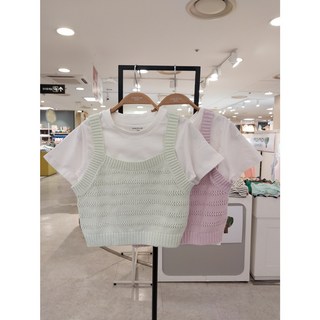 폴햄키즈 뷔스티에 반팔티셔츠 PKF2ES2060