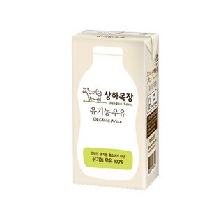 코스트코 상하목장 유기농 멸균우유 200ML X 24팩 [에어캡 포장] + 더메이런 알콜티슈, 24개