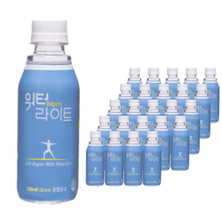 워터라이트 * 한국식품기술대상 동상 ORS 전해질 음료 230ml 24개