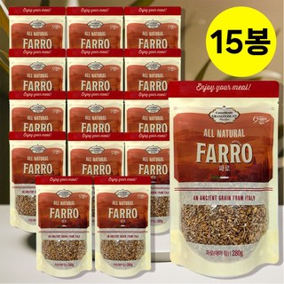 그레인온 파로(엠머 밀) 고대곡물, 840g, 5개