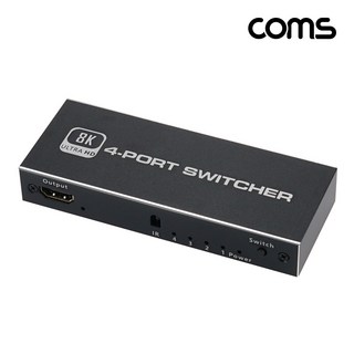 8K HDMI 4:1 모니터 TV PC 노트북 PS4 PS5 셋탑박스 선택기 스위치 입력4 출력1 OU938, 1개