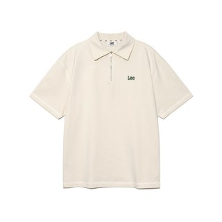 [국내매장판] 리 LEE 하프 집업 카라 티셔츠 샌드 베이지 LE2402ST33SE 134611
