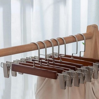 하이 퀄리티 나무 바지 랙 발코니용 소재 옷 정리함, A. 1pc, 6. 1pc Retro color, 1개