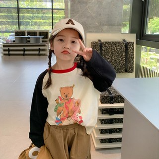 [실버플라워]아동 긴팔티 남아 여아 긴팔티 아동티셔츠긴팔 라운드넥 티셔츠 TZ002